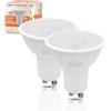 LED ATOMANT 2x Lampadina LED GU10 8W Bianco Caldo 800lm | 3000K