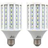 IOEDHW Confezione da 2 Lampadine LED a Mais Super Luminose ad Alta Potenza da 80W, Lampada LED E27 di Grado Commerciale con Bocca a Vite Grande - Luce diurna 6000K 8000 Lumen, Lampadina LED a Risparmi
