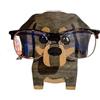 WAZUBC Supporto per Occhiali in Legno a Forma di Animale, Creativo e Originale Espositore per Occhiali da Sole per Casa, Ufficio, Scrivania, Decorazione (cane E)