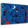 Printerland Quadro moderno stile MIRO Joan Mirò luna stelle RIPRODUZIONE STAMPA SU TELA Quadri Moderni soggiorno Astratto Arte Cucina Sala Pranzo Ufficio Camera da letto (30x40 cm, 1)