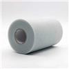 Willban - Rotolo di tulle da 91 metri, organza per decorazioni nuziali, tutù, baby shower, rotolo di tulle largo 15 cm, per decorazione di festa ed eventi, fidanzamento (grigio argento)