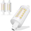 BVCL R7s LED 78mm Lampadina, Bianco Caldo 3000K, Non Dimmerabile, 10W 1000lm, Equivalente a Lampada Alogena 100W, per Proiettore, Sicurezza, Paesaggio e Lavoro