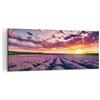 ARTTOR Quadri Moderni su Tela 120x50 cm Stampe da Parete Botanica Paesaggi - 3816 | Lavanda Montagne Campo Quadro Decorativo Grande 1 pezzo Soggiorno Camera da Letto Arte da Parete Decorazione da Parete ARTTOR