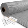 DreamRoots Tessuto Velluto a Coste al Metro, Cool Gray, 1 m | Stoffa velluto per tappezzeria, scampoli velluto al metro, 380 g/m², 140 cm, divani, cuscini, arredo