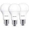 Philips Lighting Lampadine Attacco E27, 13 W Equivalenti a 100 W, Luce calda, Non Dimmerabile, 3 Pezzi