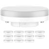 ledscom.de 12x lampadine LED GX53, bianco (4000 K), 4 W, 420lm, 96°, opaco
