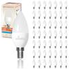 LED ATOMANT 50x Lampadina LED E14 Candela C37 9W Bianco Caldo 950lm | Attacco piccolo