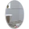 Neue Design Mood® Specchio da Bagno Ovale da parete, Specchiera Senza Cornice, per Bagno, Ingresso, Corridoio, (70cm x 50cm)