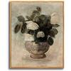 hyidecorart Quadro con Cornice Fiori Vintage Soggiorno Corridoio 20x25 cm | Arte Retro, Stampa HD, Facile da Appendere, Montaggio Rapido, Per Molte Stanze, Decorazione Murale, Regalo, Piccolo Formato