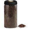 TOATELU Contenitore per Chicchi di Caffè: 180ml Barattolo per Caffè con Coperchio Sottovuoto Ermetico, Ermetico, a Prova di Tarme, in Vetro, Senza BPA, Barattolo per Caffè in Grani per la Zucchero,Caffè