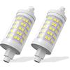 BVCL R7S LED 78mm, 10W R7S LED Lampadina 1000LM AC 220-240V Non dimmerabile Senza sfarfallio, equivalente for 100W J78 R7S lampade alogene (Color : Cool White 6000K, Size : 10W 78mm 2pcs)