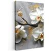 MuchoWow© Quadro Moderno Soggiorno Decorazioni Da Parete Quadri Su Tela Da | 80x120 cm - Salotto Grandi Foto Con Cornice Stampe Su Tela Camera Da Letto CasaFiori - Orchidea - Astratto - Moderno