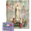 F.LLI BONELLA FRATELLI BONELLA - Quadro Madonna di Fatima Sagomato Vintage - Legno di Pioppo Spessore 8mm - Camera Da Letto 28.5 x 35.5 cm - 100% Made in Italy