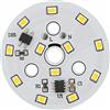 LIGHBIB 2 Pezzi Chip LED Per Faretto Da Incasso 3W 5W 7W 9W 12W 15W 18W SMD 2835 Perline Chiare Rotonde AC 220V-240V Faretto Da Incasso Per Illuminazione A Chip,7W,220V Bianco Freddo