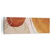 ARTTOR Stampe da Parete Moderne 160x50 cm Quadro su Tela Astratto - 4696 | Arancia Macchie Astrazione Quadro Decorativo XXL 1 pezzo Soggiorno Arte da Parete Decorazione da Parete ARTTOR