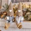 DAJASD Gnomi da Caffè, 2 PCS Decorativi Per L'Autunno, Primaverile, Estate(Marrone | Set Di Statuette Gnomi Caffè, Nani in Peluche, Gnomi Fatti a Mano, Statuette Ideali Per Bar, Cucina, Casa E Ufficio