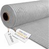 DreamRoots Tessuto Velluto a Coste al Metro, Storm Gray, 2 m | Stoffa velluto per tappezzeria, scampoli velluto al metro, 380 g/m², 140 cm, divani, cuscini, arredo