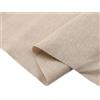 Wambere 50 cm x 150 cm Tessuto di lino naturale, lino naturale per cucito, tessuto al metro in lino naturale, tessuto per ricamo, stoffe decorative in cotone e lino, per fai da te, abbigliamento, tovaglia