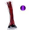 Vrabocry 20 LED da 5 mm con cavo da 20 cm, 12 Volt DC/LED già cablati (viola)