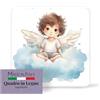 F.LLI BONELLA FRATELLI BONELLA - Quadro Angioletto per Bambini - Quadro in Legno 10x10 cm con Scatola Regalo - 100% Made in Italy