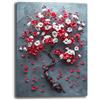 Printerland Quadro Moderno Camera da letto ALBERO della VITA Astratto Quadri moderni soggiorno da Parete XXL grande Stampa su tela Canvas Decorazione Murale muro Arredo Salone (14, 30x40 cm)