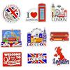 ELNX 9 Calamite per Frigorifero Londra | Magnets Decorativi, Set C con Monumenti Inglesi, Souvenir Regno Unito per Regali