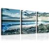 MHARTK66 Quadri Moderni Stampe da Parete Naturale Mare Paesaggio 30x40 cm | stampa hd nitida, facile da appendere alla parete, montaggio rapido, versatile in vari ambienti, indicato come dono creativo