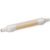 eDM BOMBILLA LINEAL LED 118mm R7s 9W 1100lm 3200K LUZ CALIDA BASE CERAMICA Ø1,5x11,8cm