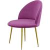 ABZDUNG Velluto Coprisedie con Schienale 1/2/4/6 Pezzi Copripoltrona Elasticizzato Ufficio Coprisedia con Braccioli Fodera per Sedia Poltroncina Sala Pranzo Bianco Velluto Cucina Copertura Sedie(A6,1PCS)