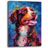 Printerland Quadro Moderno CANI CANE Street Art Collie Quadri moderni soggiorno da Parete XXL grande Stampa su tela Canvas Decorazione Murale muro Arredo Camera da letto Cucina (3, 30x40 cm)