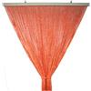 Tata Home Tenda Antimosche per Porta Finestra Moschiera a Pannello Modello Gabry in Corda di Poliestere Resistente Misura 140 x 230 cm Colore Arancio