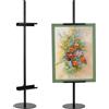 PH PandaHall Cavalletto da tavolo regolabile, espositore nero per foto fino a 73 cm di altezza, in metallo, espositore artistico per arte, foto, cartelli, casa, gallerie, eventi