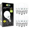 CLAR - Lampadina LED E14 8W Sfera Fredda, Luce 6000ºK, Equivalente 60-70W (Pack 10)