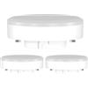 ledscom.de 3x GX53 Lampadina LED, bianco caldo (2700 K), 10,6 W, 1038lm, 115°, opaca