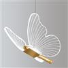 Chao Zan Plafoniera a LED, Lampada da soffitto creativo farfalla Lampadario, Lampada a sospensione Alla Moda Animali Lampadari Regolabile in altezza per Camera da Letto e Soggiorno dei Bambini (B (1 testa))