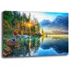 Printerland Quadri Moderni PAESAGGIO MONTAGNA Montano Quadro moderno da Parete XXL grande Stampa su tela Canvas Decorazione Murale muro Soggiorno Arredo Camera da letto Cucina (30x50 cm, 12)
