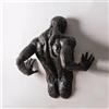 Generic 3D Attraverso La Parete Scultura Figura Decorazione della Parete, Uomo Frammentato su Wall Art,Semplice Moderno Astratto Incompleto Body Art da Appendere A Parete Decorazione della Casa(A)