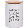 Villa d'Este Home Tivoli Barattolo 750 ml in ceramica, coperchio in bambù, S.P.Q.eRe