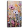 Printerland Quadri Moderni Soggiorno Verticale FIORI Quadro moderno FIORE da Parete XXL grande Stampa su tela Canvas Decorazione Murale muro Arredo Camera da letto Cucina (2, 50x100 cm)