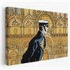 Artis Laboratory Poster Corto Maltese San Marco 70x100 - Stampa su Tela Riproduzione Artistica SENZA CORNICE, Quadri Moderni Soggiorno, Arredo Casa Ufficio, Eco-Friendly, Made in Italy