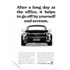 Panther Print Screep - Stampa su tela vintage con pubblicità Porsche 911, poster in bianco e nero con auto d'epoca per garage, stampa senza cornice, immagini per pareti di casa, camera da letto, soggiorno, 76 x 51