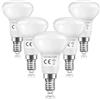 Caldarax Lampadina Riflettore LED E14 R50 5W, Equivalente a Incandescenza 40W, Faretto LED E14 Luce Bianco Calda 2700K, 475LM, Angolo del Fascio Spot di 120°, Non Dimmerabile, 5 Pezzi