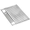 BRANDANI 85525 SCOLAPIATTI ARROTOLABILE INOX/SILICONE 43x32 cm