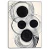 Printerland Quadro Moderno Verticale Astratto Soggiorno Industrial Quadri moderni Astratti da Parete grande Stampa su tela Canvas Decorazione muro Arredo Camera da letto Cucina (5, 70x100 cm, Canvas intelaiato)