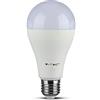 V-TAC Plastica con Chip Samsung Vt-295 Lampadina LED E27, Plastica, 12W, E27, 12.00W, 230.00V, A65