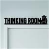 CUTHOLLOW Metallo Decorazione Telaio Porta - Thinking Room Ornamento Personalizzato per Porta, Decorazioni Parete per Cameretta dei Bambini, Porta d'ingresso, Bagno, Camera da Letto