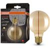 OSRAM Lampada LED Vintage 1906 Classic Globe95 FIL, E27, globo, oro, 2.2W, 120lm, 2700K, luce bianca calda, filamento magnetico, basso consumo energetico, lunga durata