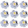 Kimiss Chip LED in Alluminio 25Pz 5V 200lm 1W Perline Lampada Alta Potenza DIY (Bianco Caldo)
