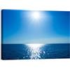 canvashop Quadri Mare Aperto Cielo Blu 100x70 cm Stampe Su Tela Canvas Arredo Casa