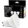 V-TAC Lampadine LED GU10-4,5W 400 Lumen - Alta Luminosità - Faretto Led GU10 per Massima Efficienza e Risparmio Energetico - Lampadine 4000K Luce Naturale (Box 3 pezzi)